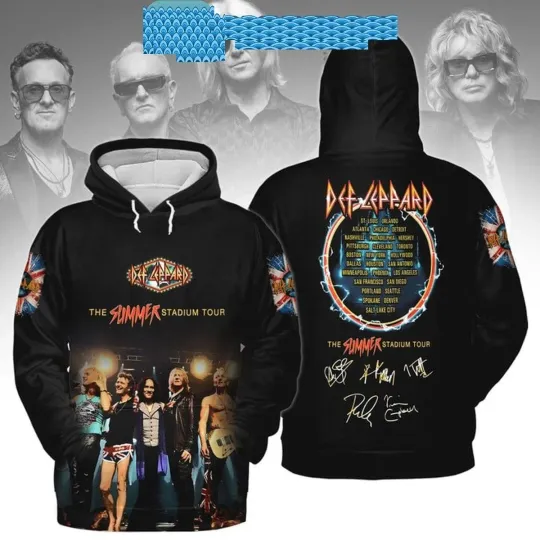 Def Leppard Summer Tour 2024 Hoodie