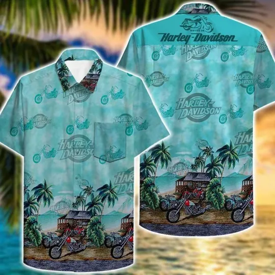 Discover Hawaiian Shirt Haarleyy Davidson Hawaii Shirt