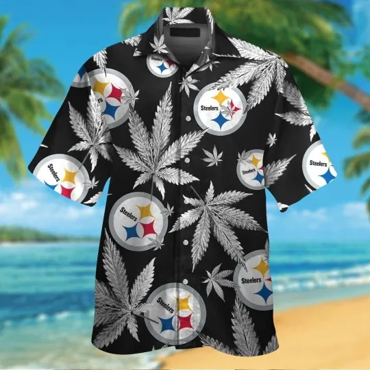 Discover Pittsburg Football Short Sleeve Button Up Tropical Hawaiian Shirt VER09