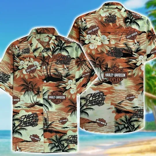 Discover Hawaiian Shirt Haarleyy Davidson Hawaii Shirt