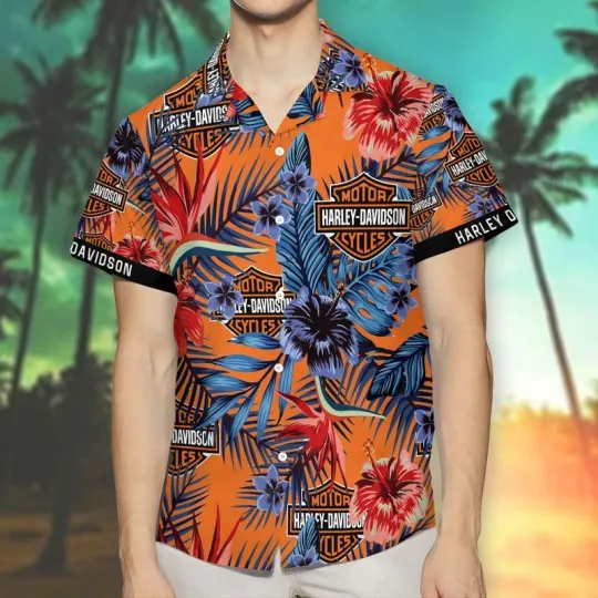 Discover Hawaiian Shirt Haarleyy Davidson Hawaii Shirt
