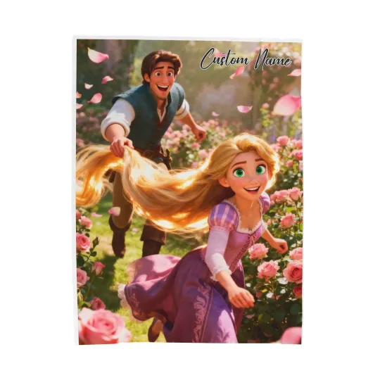Personalized Disney Rapunzel Valentine, Gift For Friends, Couple