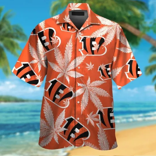 Discover Cincinnati Football Short Sleeve Button Up Tropical Hawaiian Shirt VER09