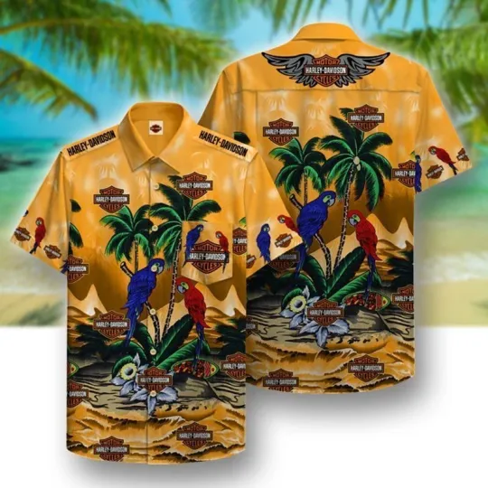 Hawaiian Shirt Haarleyy Davidson Hawaii Shirt