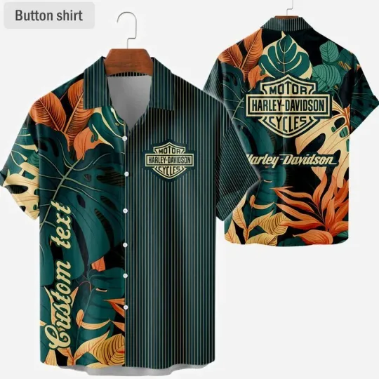 Discover Hawaiian Shirt Haarleyy Davidson Custom Name Hawaii Shirt