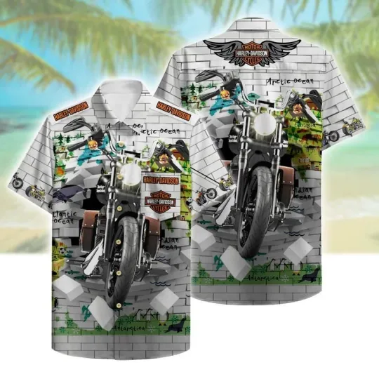 Discover Hawaiian Shirt Haarleyy Davidson Hawaii Shirt
