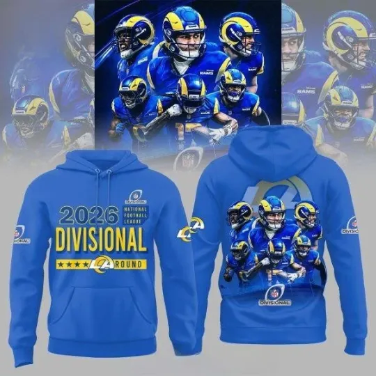 Discover Rams 2026 Divisional Round 3D Hoodie