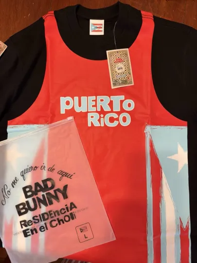 Discover Bad Bunny “BENITO 94” Jersey-Style T-Shirt (L) PR Exclusive Official Merch