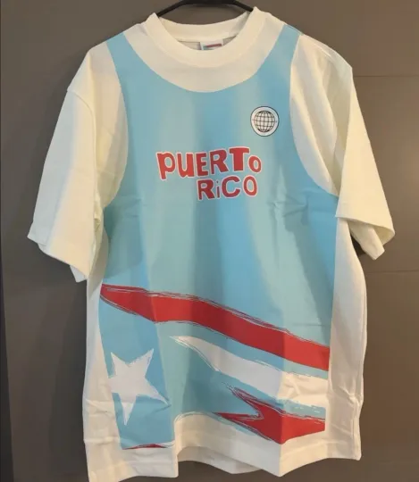 Discover Bad Bunny “BENITO 94” Jersey-Style T-Shirt (S) Puerto Rico Exclusive, Blue New