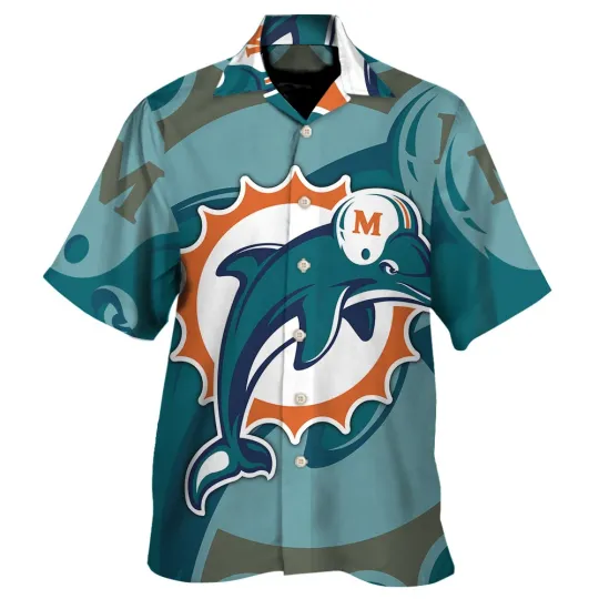 Classic Miami Dolphin Hawaiian Shirt