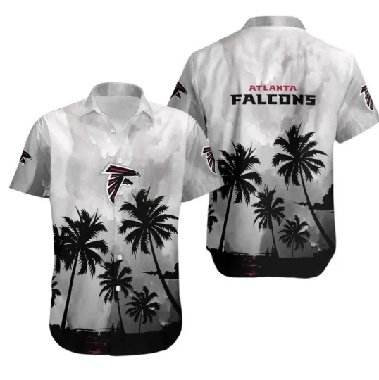 Discover Atlanta Football Coconut Trees football Gift For Fan Hawaiian Shirt & Short