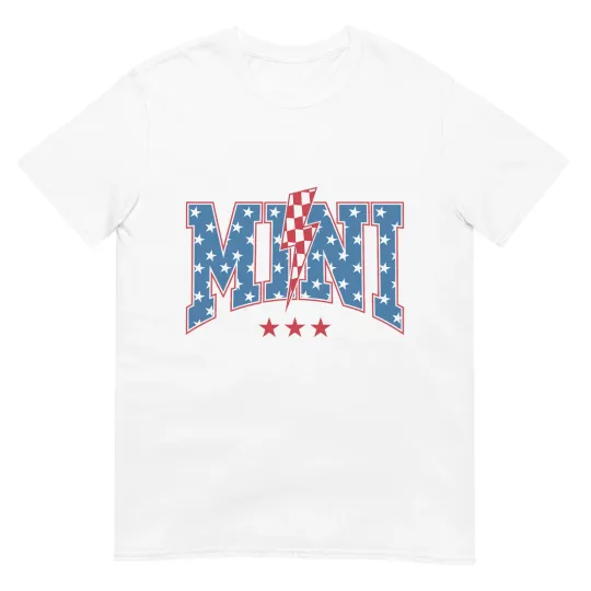 Discover Mama Dada Mini 4th of july American Family Matching Tees T-Shirt