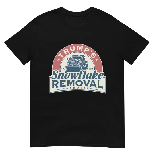 Discover Trump's Snowflake Removal Service Funny Trump 2024 T-Shirt