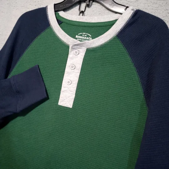 Discover GB Packers EST 1919 Quarter Zip Waffle Sweatshirt