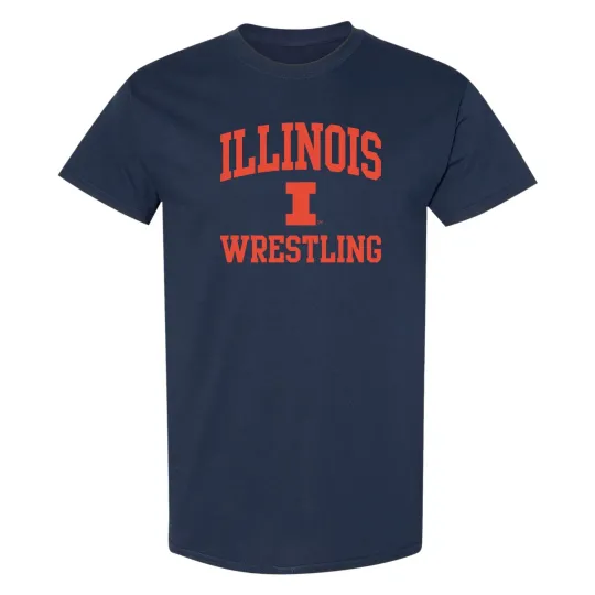 Discover Illinois Arch Logo T-Shirt - Navy