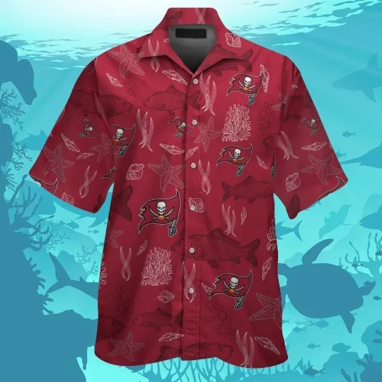 Discover Tampa Bay Football Short Sleeve Button Up Tropical Hawaiian Shirt VER031