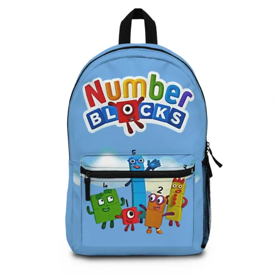 Discover Number Blocks Kids Backpack - Fun and Colorful School Bag