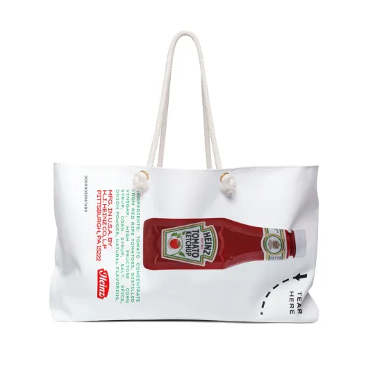 Discover Heinz Ketchup Collection Packet Weekender Bag