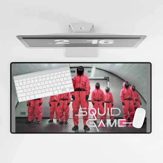 Discover sq game Desk Mats