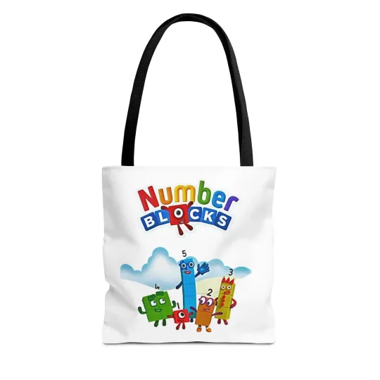 Discover Number Blocks Tote Bag for Kids