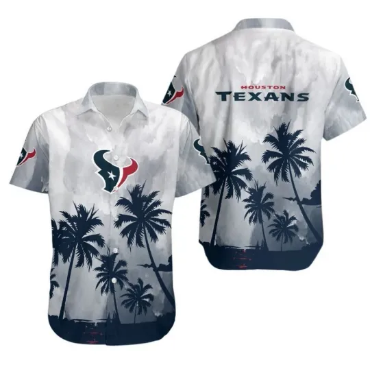 Discover Houston Football Coconut Trees football Gift For Fan Hawaiian Shirt & Short