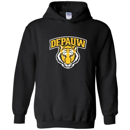 Discover Depauw Tigers Arch Logo Hoodie
