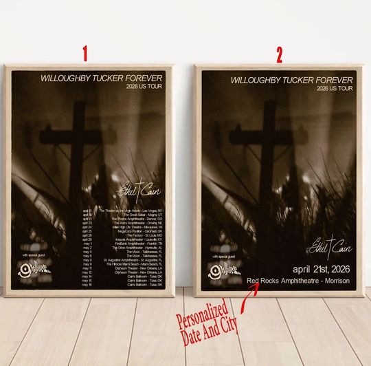 Discover Ethel Cain Expands Willoughby Tucker Forever Tour 2026 North American Poster