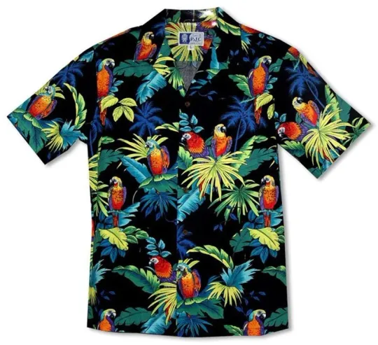 Discover Jungle Parrot Hawaiian Shirt
