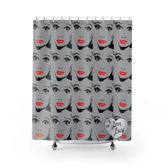 I Love Lucy 50's TV Show Shower Curtains