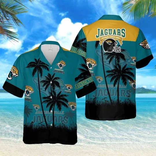Discover Jacksonville Football Jaguarss Team Hawaiian Shirt Short Sleeve