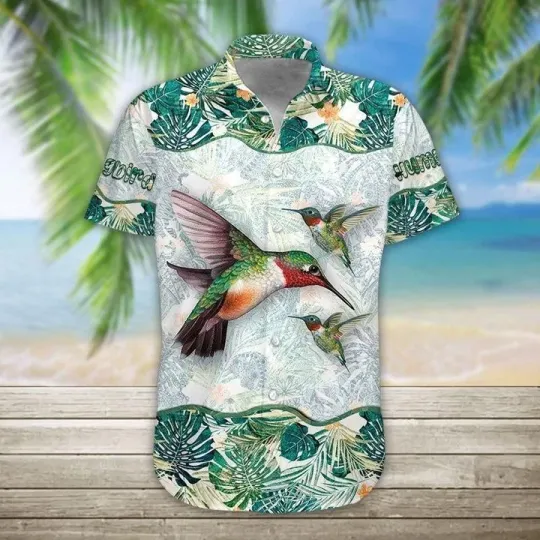 Discover Hummingbird Hawaiian Shirt