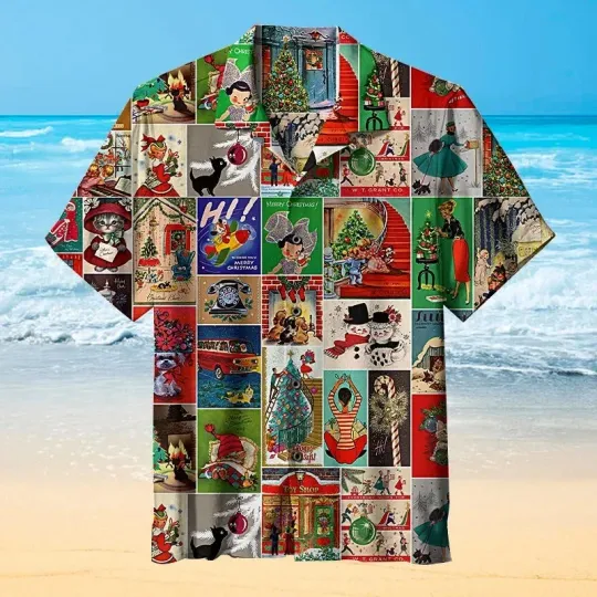 Christmas Carol Hawaiian Shirt, Short Sleeve Unisex, Beach Shirt, for Vacation