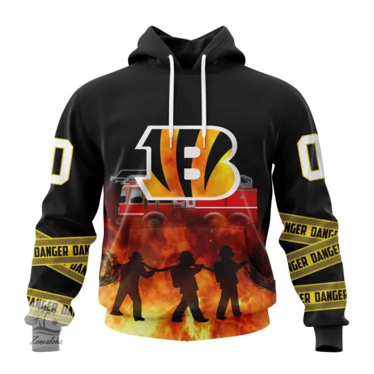 Discover Cincinnati Football Team Bengalss | Specialized Design Honor Firefighter