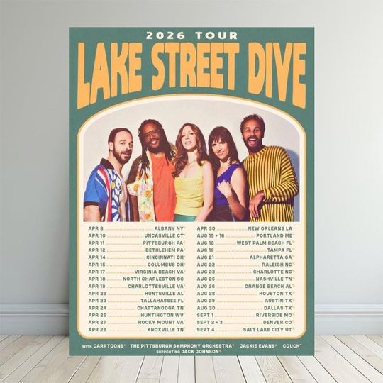 Discover Lake Street Dive Tour 2026 Poster