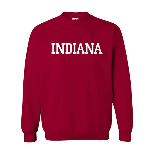 Indiana Hoosiers Crewneck Sweatshirt Cardinal