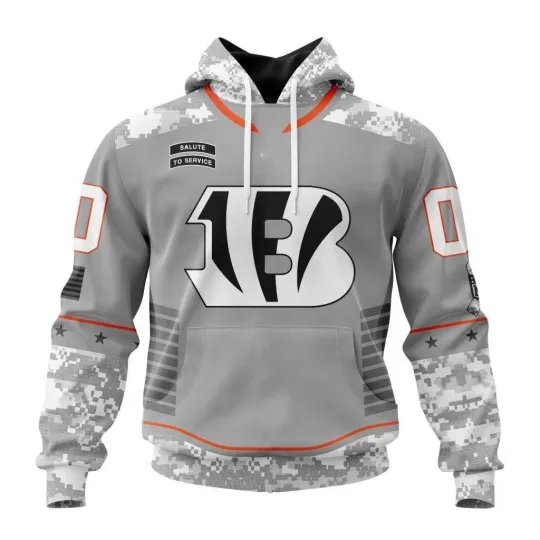 Discover Cincinnati Football Team Bengalss | Specialized Design Camo Salute