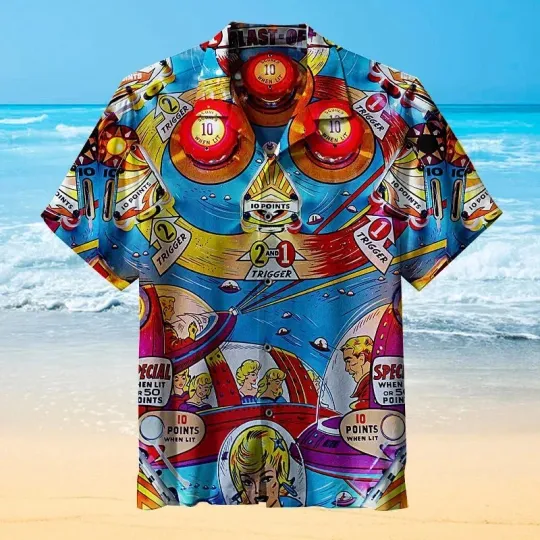 Discover Far Out Playfield Hawaiian Shirt, Short Sleeve Unisex, Beach Shirt, for Vacation