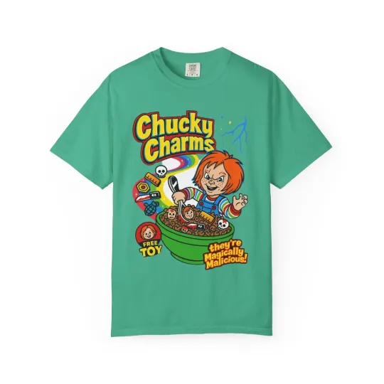 Discover Chucky Charms T-Shirt, Horror Movie Apparel Vintage Shirt