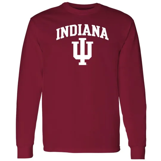 Discover Indiana Hoosiers Arch Logo Sweatshirt