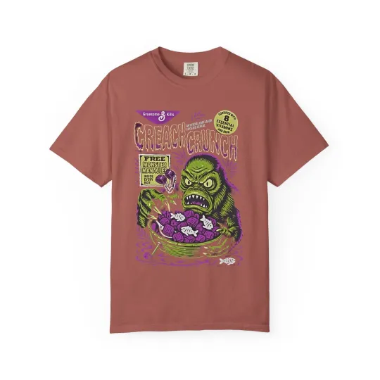 Creepy Creature T-Shirt, Vintage Monster Tee, Halloween Costume