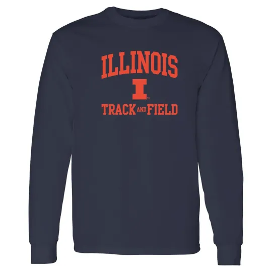 Discover Illinois Arch Logo Track & Field Sweatshirt