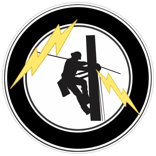 Discover Lineman Military Vinyl Bumper Sticker