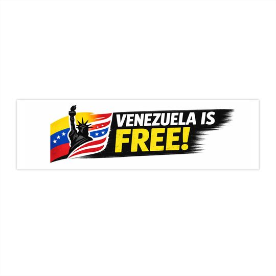 Venezuela Is Free Bumper Sticker