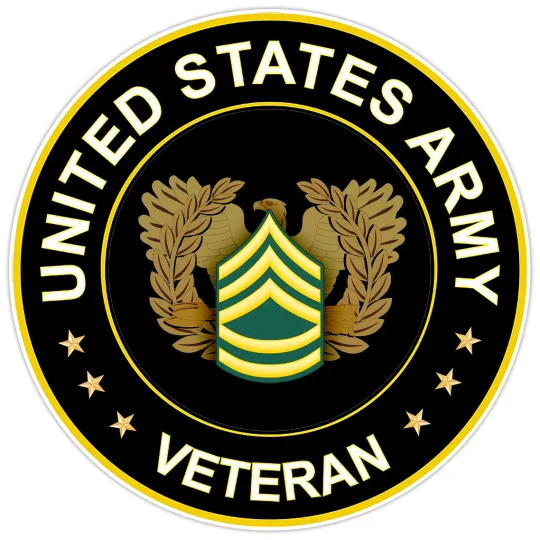 United States Army Veteran Bumper Sticker