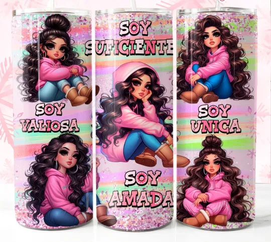 Discover Inspirational Tumbler 20oz Double Insulated Stainless Steel W Clear Lid/Straw