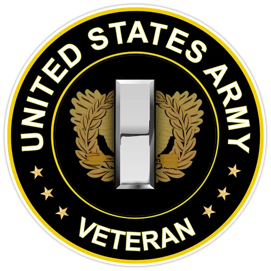 Discover United States Army Veteran Bumper Sticker Military Vinyl Soldier Decal 5"