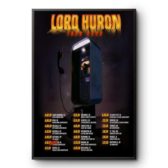 Discover Lord Huron Tour US 2026 Poster