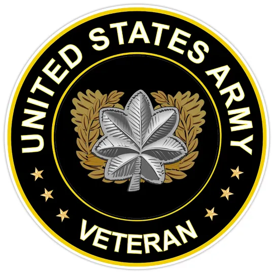 Discover United States Army Veteran Bumper Sticker