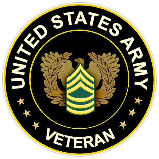 United States Army Veteran Bumper Sticker