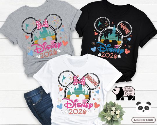 Discover Custom 2026 Disney T-Shirt, Disney Family Shirts, Personalized 2026 Disneyworld Tee, Disney Trip 2026, Matching Disney Birthday Family Tee